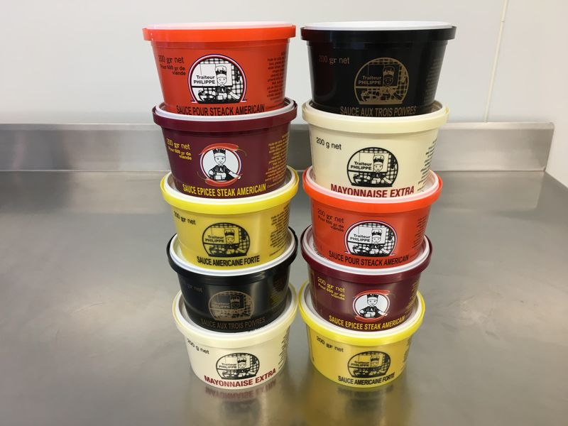Assortiment de sauces - Lot de 10