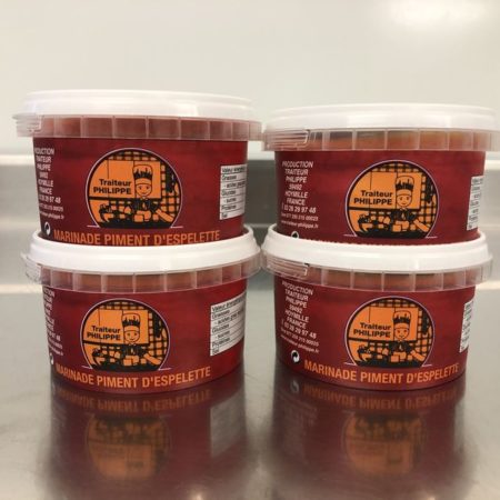 Marinade au piment d'Espelette - Lot de 4