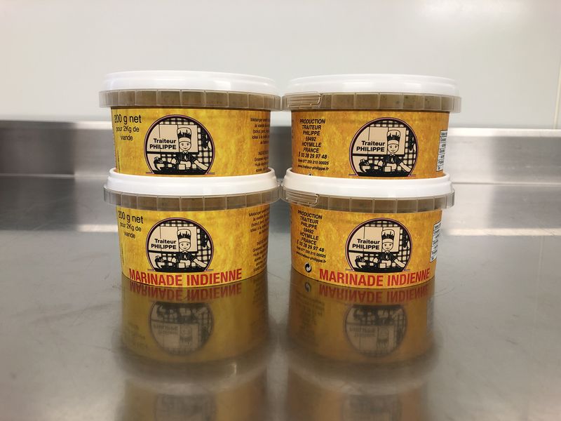 Marinade Indienne - Lot de 4