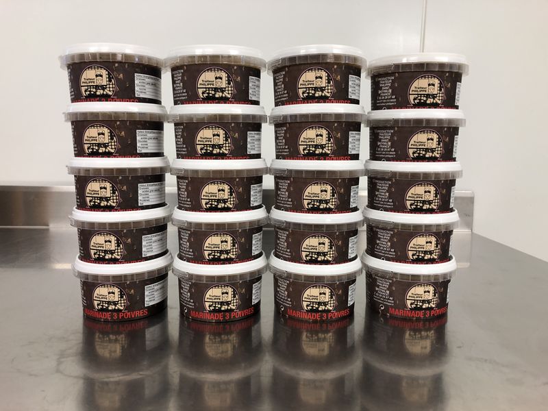 Marinade 3 poivres - Lot de 20