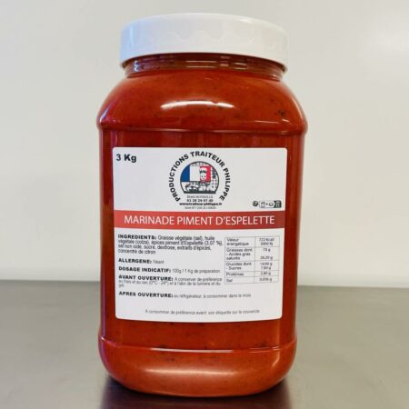 Marinade Piment d'Espelette (3 L)